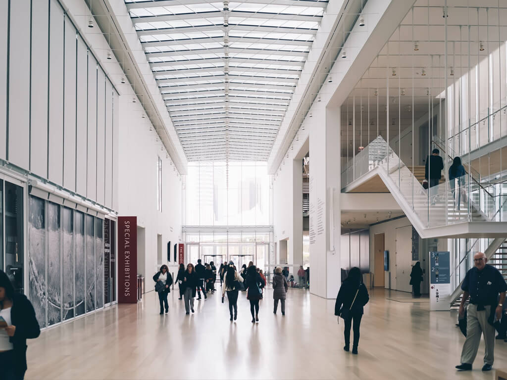 Real estate office interior